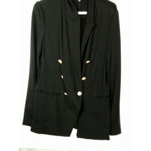 Women's Thalian Black Lightweight Blazer/Jacket Size Medium